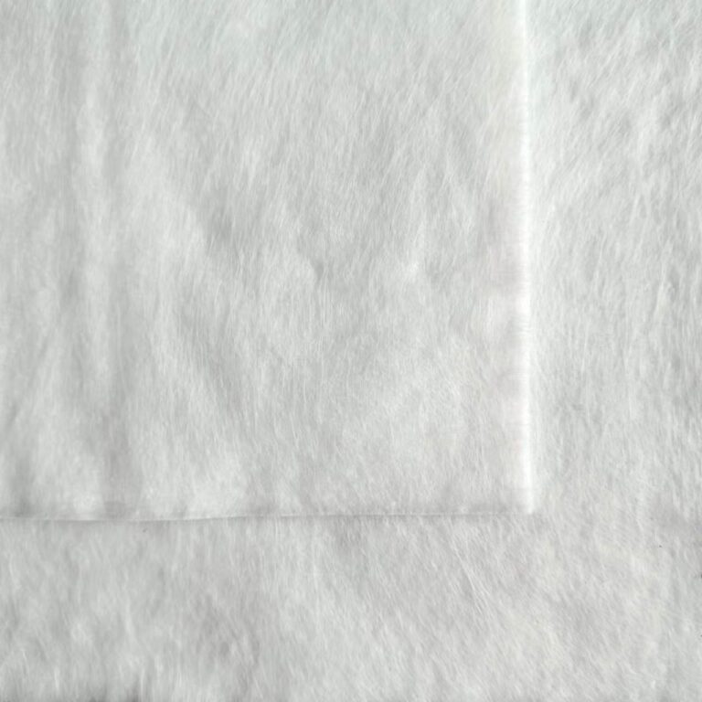 white PET filament nonwoven geotextile