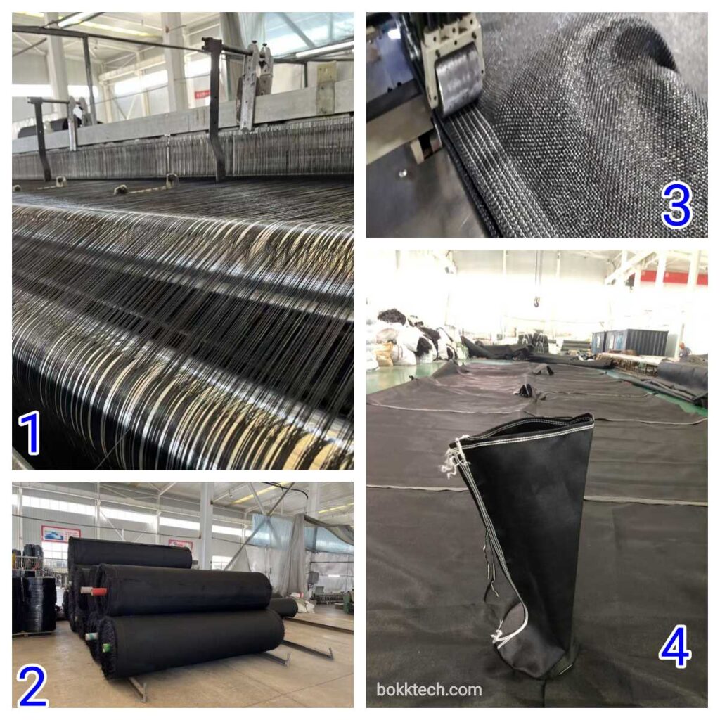 how to produce geotube